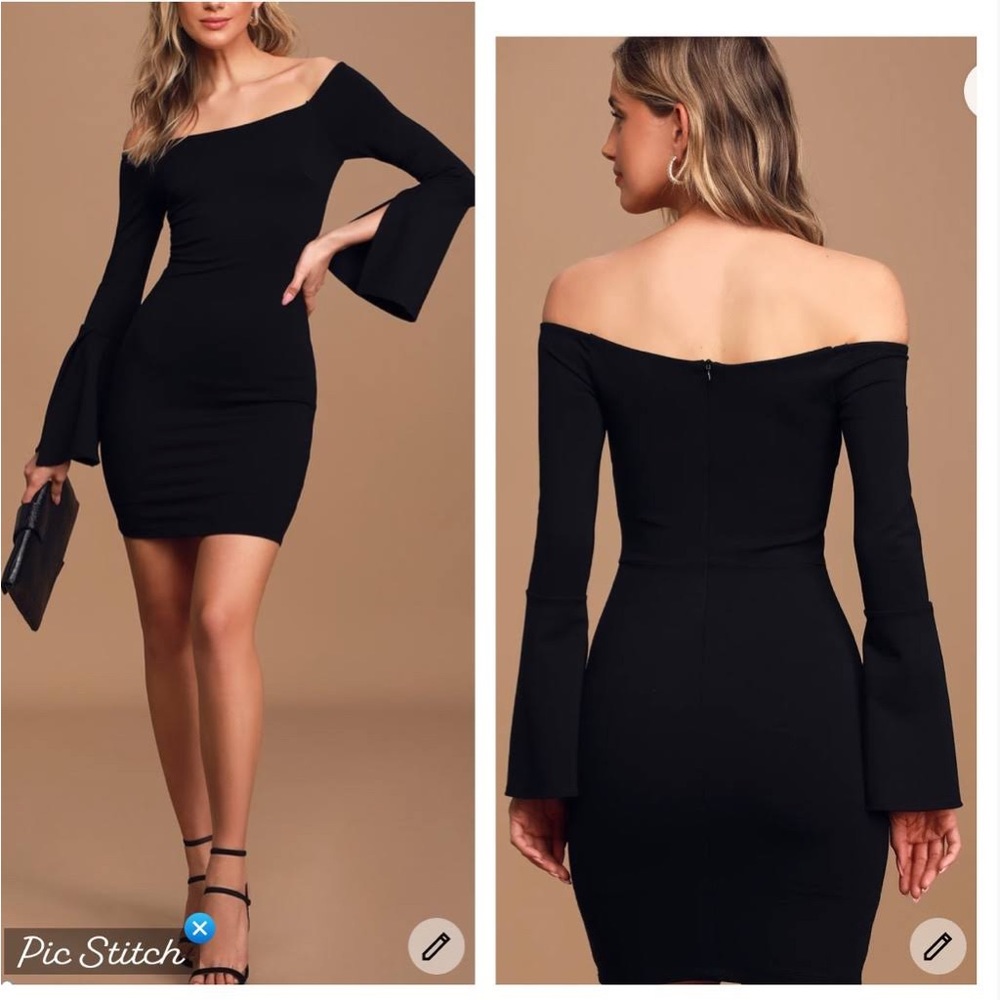 Lulus off the shoulder dress